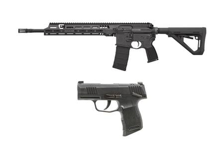 G3 FREEDOM PACKAGE 5.56MM 30RD MAGAZINE(1) 16` THREADED BARREL W/P365 9MM LUGER 