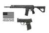 SIG SAUER G3 FREEDOM PACKAGE 5.56MM 30RD MAGAZINE(1) 16` THREADED BARREL W/P365 9MM LUGER 
