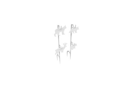 B/C 2/3 IPSC SILHOUETTE TARGET WHT