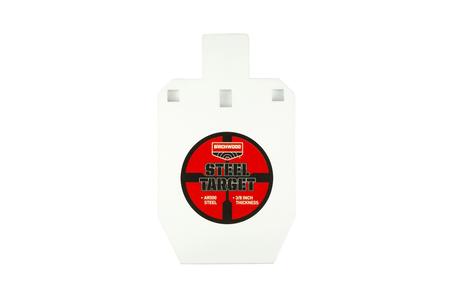 B/C 1/3 IPSC SILHOUETTE TARGET WHT