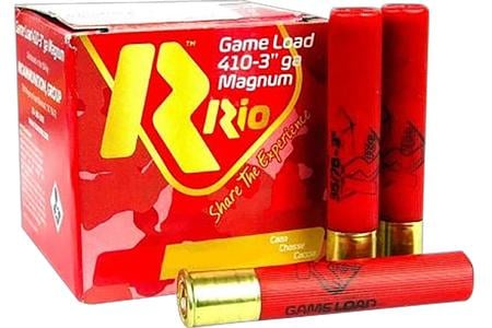 RIO RCHV368    GAME LD HVY 410 3   8SHT      25/10