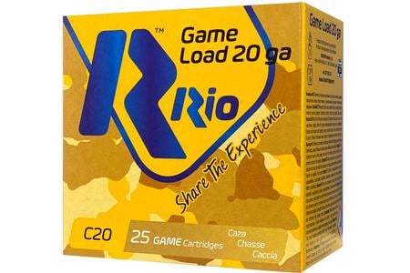 RIO RC206      GAME LOAD   20 2.75 6SHT 1OZ  25/10