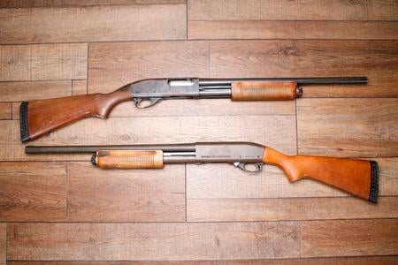 ODRC REMINGTON 870 POLICE MAGUM 12 GA WOOD STOCK 20 BARREL USED