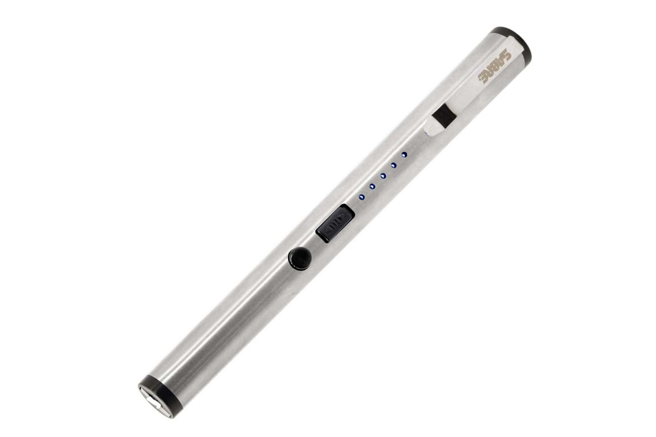 Sabre Pen Stun Gun with Attachment Clip Silver