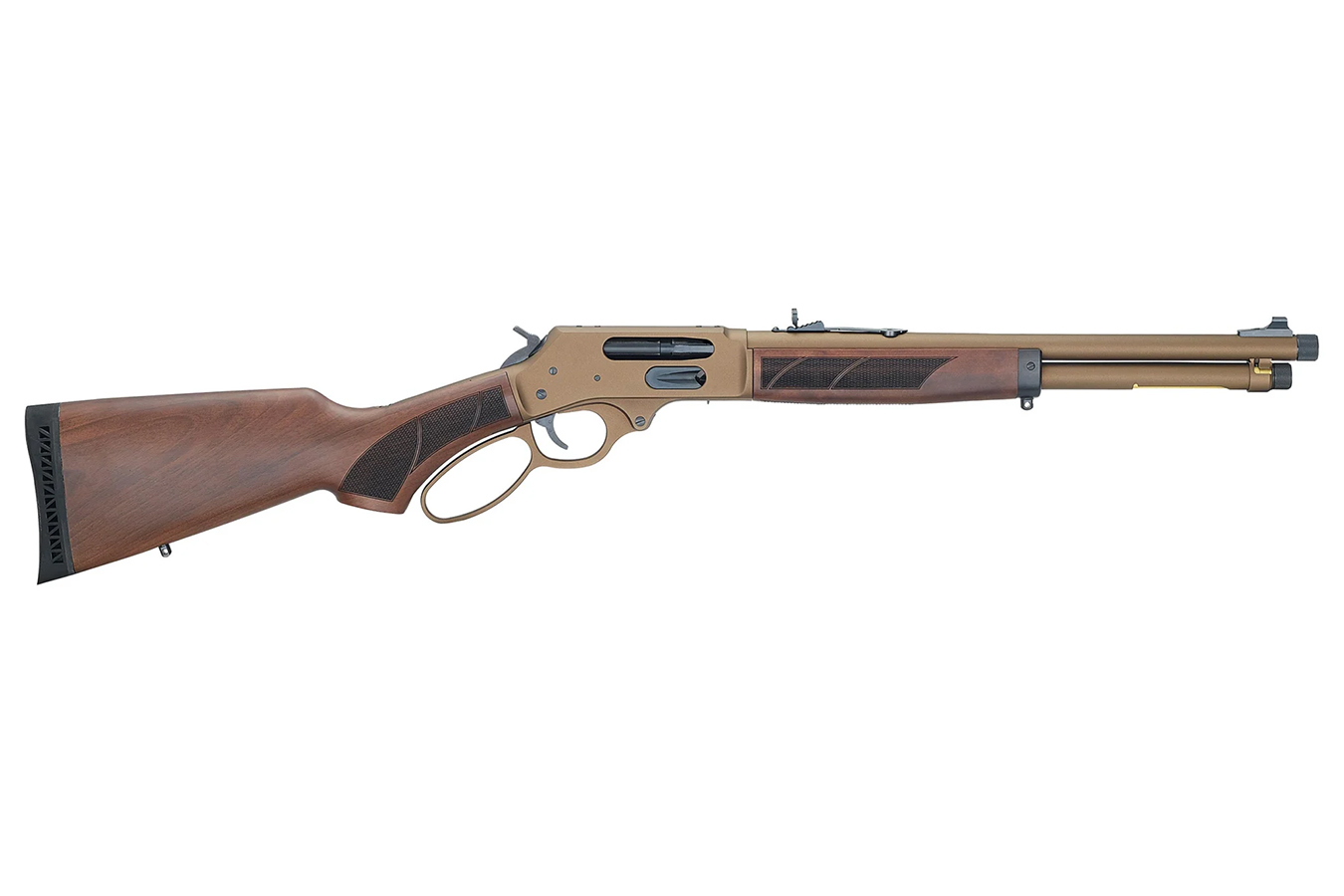 Henry H10 Explorer 45-70 Government Lever-Action Carbine with Burnt Bronze Cerakote Finish and Threaded Barrel