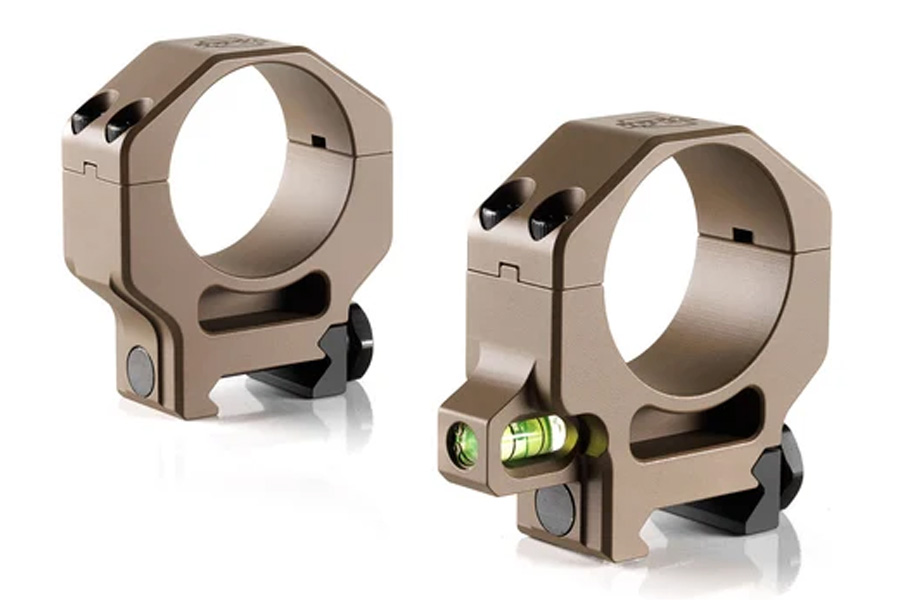 RPM 30mm Integrated Bubble 1.25 Inch High Scope Ring Set FDE
