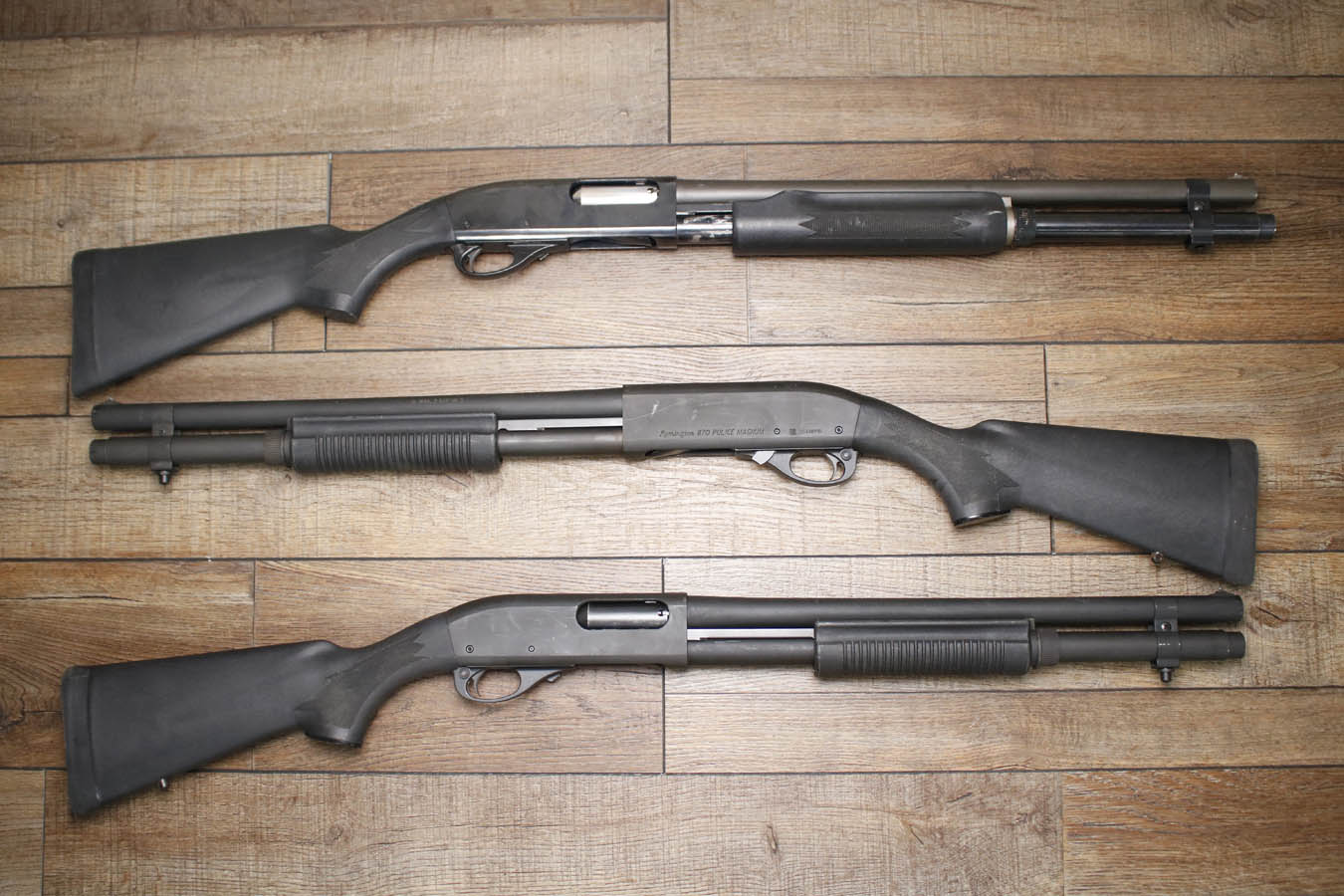 Remington 870 Police Magnum 12GA Police Trade-In Shotgun with Synthetic Stock and Extended Tube Mag