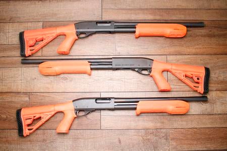 ODRC REMINGTON 870 EXPRESS MAGNUM 12 GA SYSNTHETIC ORANGE PISTOL GRIP USED
