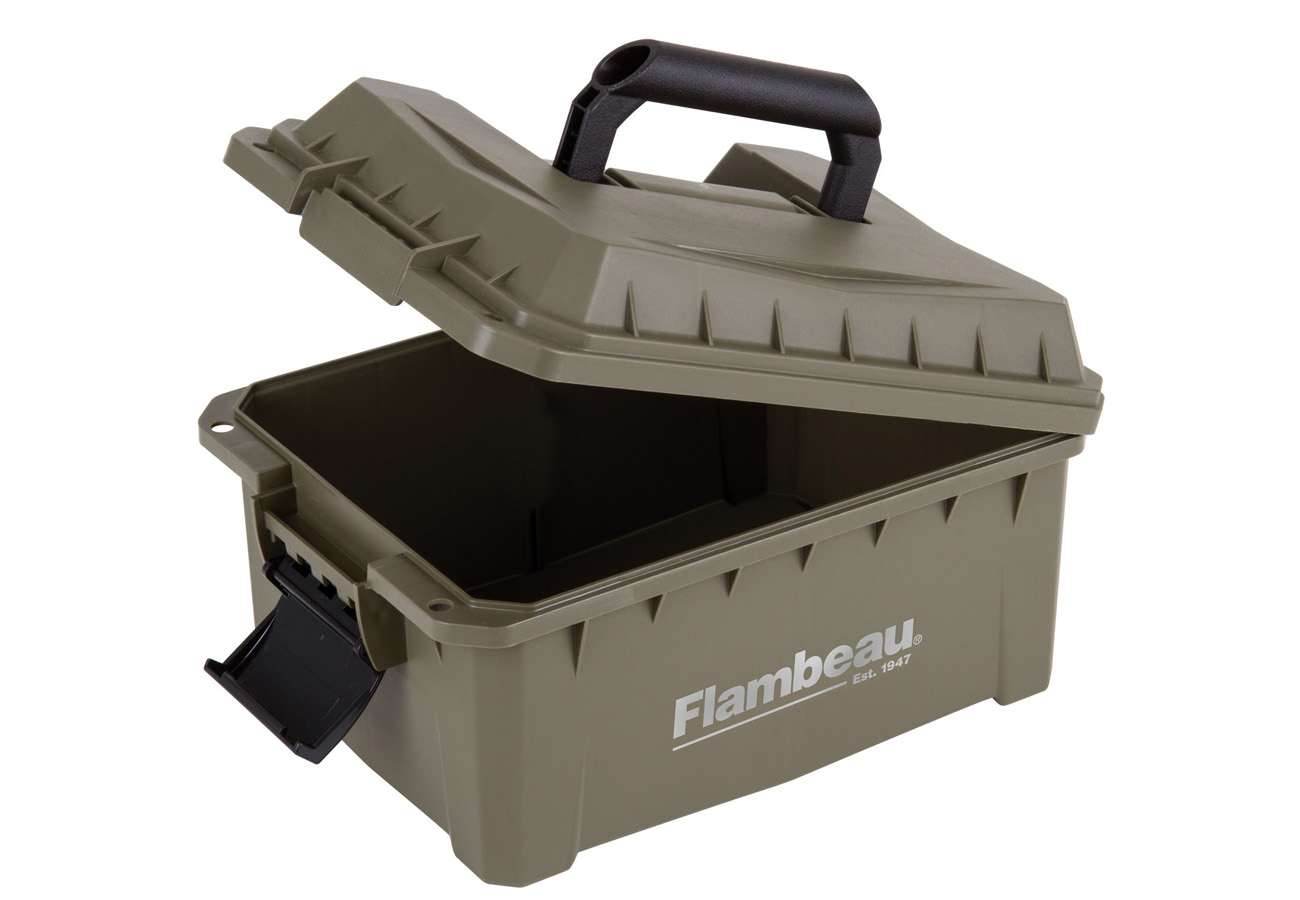 Flambeau Shotshell Ammo Can 12 20 Gauge Tan