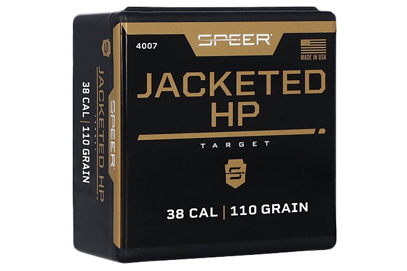 Speer 38Cal 110gr Jacketed Hollow Point 100/Box