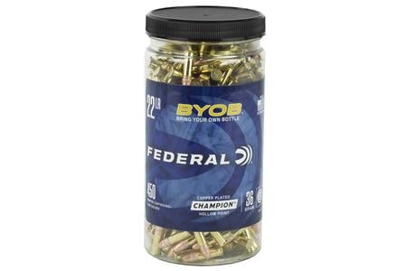 Federal 22 LR 36 Grain Copper Plated Hollow Point 450/Box