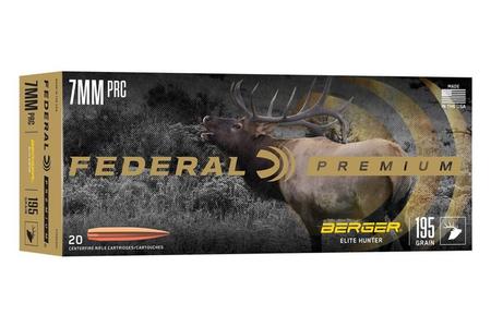 Federal 7MM PRC 195 Grain Berger Elite Hunter 20/Box