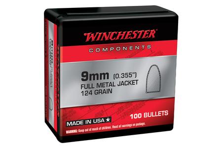 WIN WB9MC124X      BUL 9MM    124 FMJ       100/10