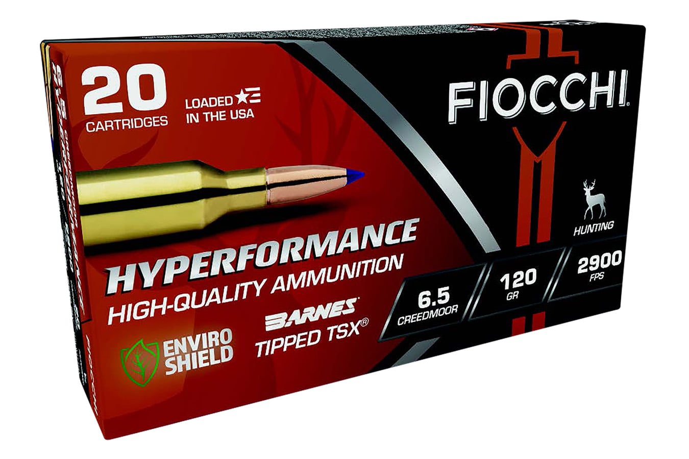 Fiocchi  6.5 Creedmoor 120gr Hyperformance Barnes Tipped TSX 20/Box
