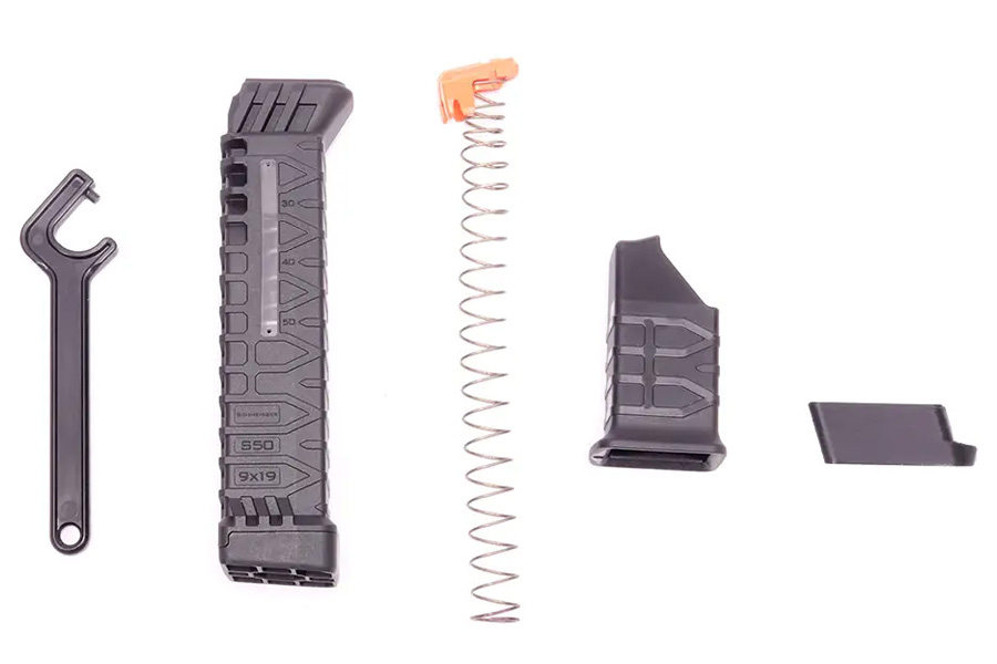 ATI S50 MLE 50-Round Magazine Adapter for Glock17/19 Magazines