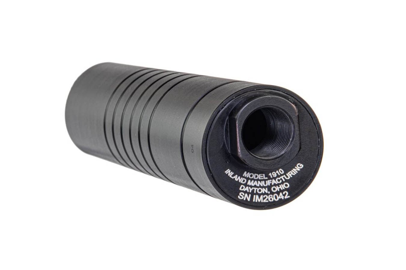 No. 9 Best Selling: INLAND 1910 OFFSET 6.25 INCH ALUMINUM BLACK TYPE III  .30 SUPPRESSOR, 5/8X24 