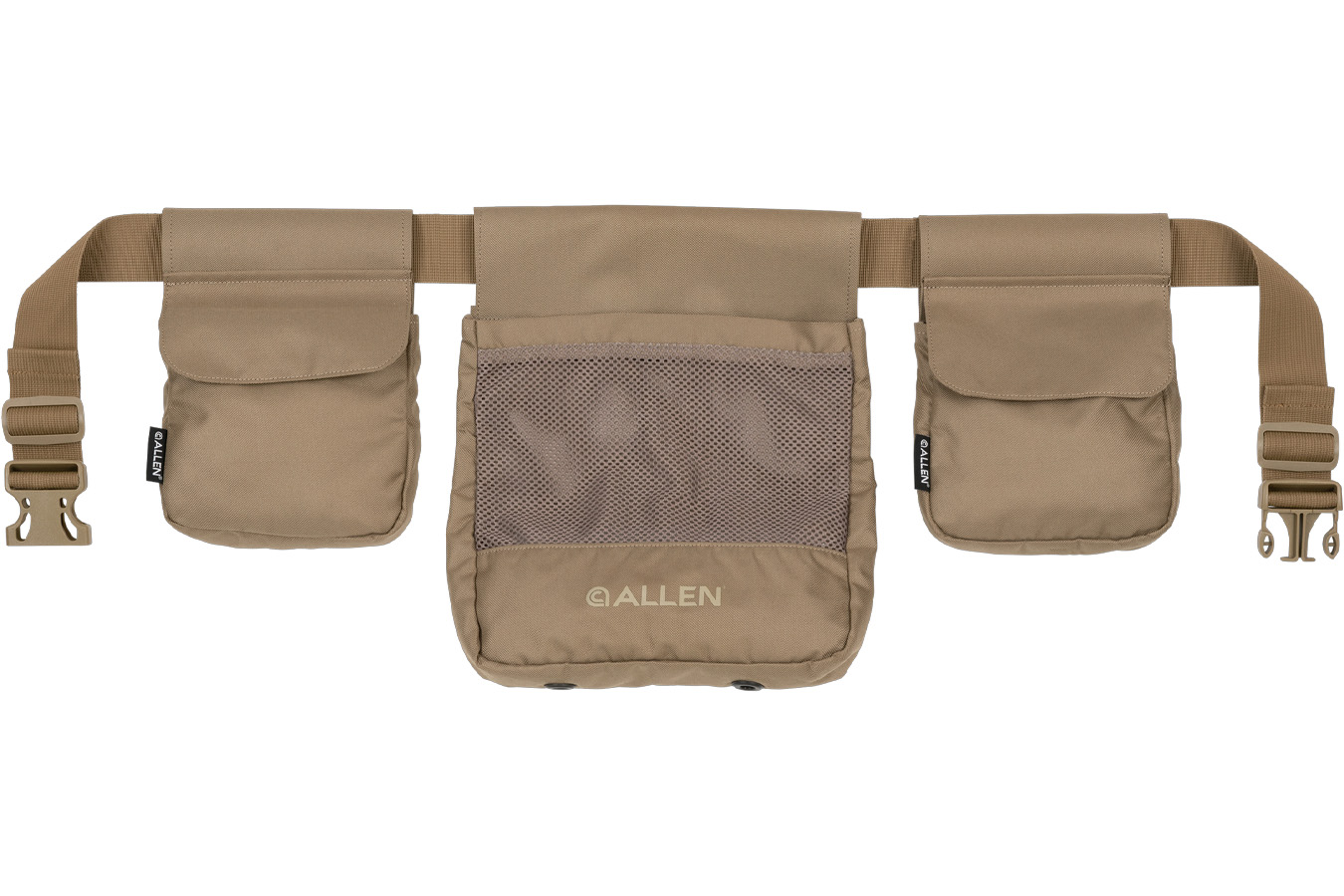 Allen Dove Belt Solid Canvas Hunting Shell Belt - Tan