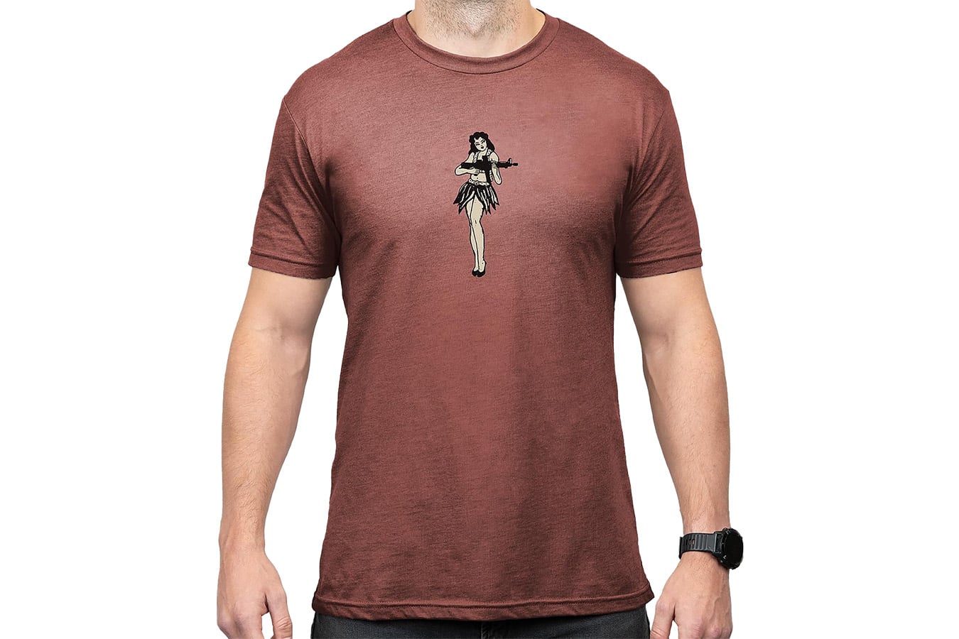 Magpul Hula Girl Redrock Heather Cotton/Polyester Short Sleeve 2XL