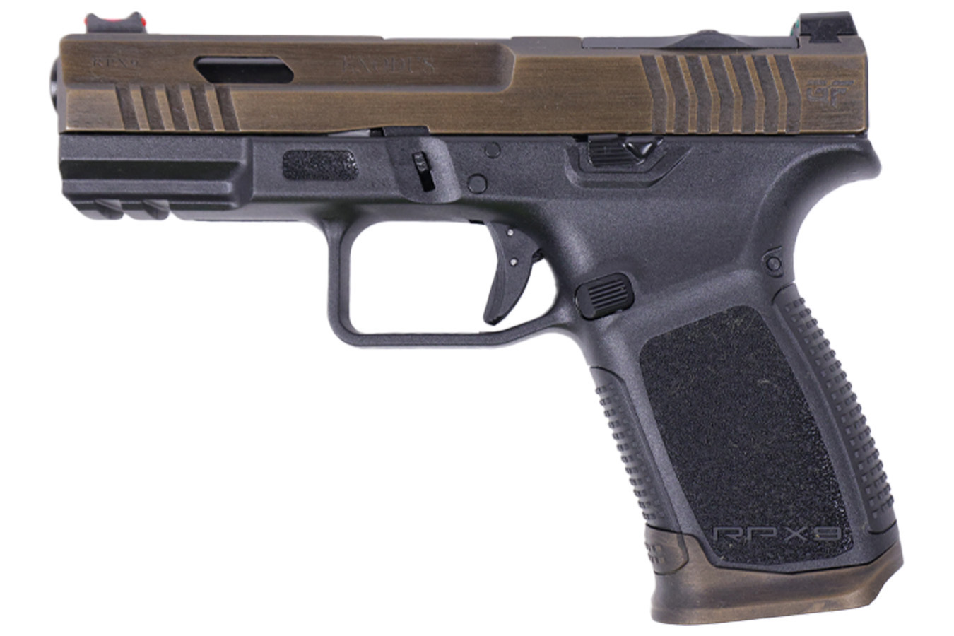 GForce Exodus 9mm Optic Ready Pistol with Bronze Cerakote Slide