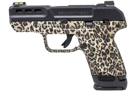 RUGER UGER SECURITY 380ACP  LEOPARD PRINT PSTL 3.42`  BBL 15+1RD BLK F.O. FRONT  SIGHT