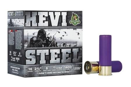 HEVI-STEEL 16GA 2-3/4IN 1OZ #6 HS61606