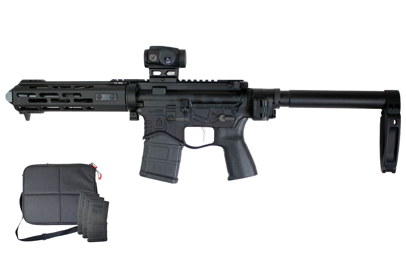 No. 22 Best Selling: SPRINGFIELD SPRINGFIELD EDGE EVAC 5.56 PISTOL, 7.5, BLACK, FOLD QD PAC