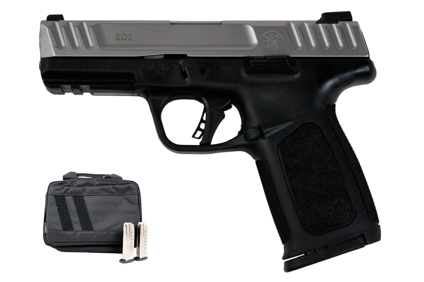 No. 25 Best Selling: SMITH AND WESSON SD0 2.0 4IN SST-BLK SAVIOR BNDL. NO THUMB SAFETY, SAVIOR BAG, 3 TOTAL MAGAZINES 
