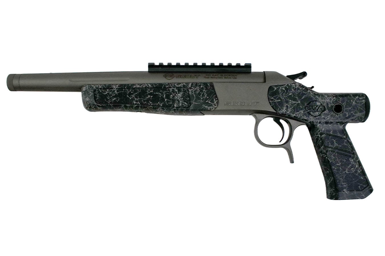No. 20 Best Selling: CVA INC XP PISTOL .300 BLACKOUT SINGLE SHOT 11.5` THREADED TUNGSTEN BARREL BLACK WEB FUR