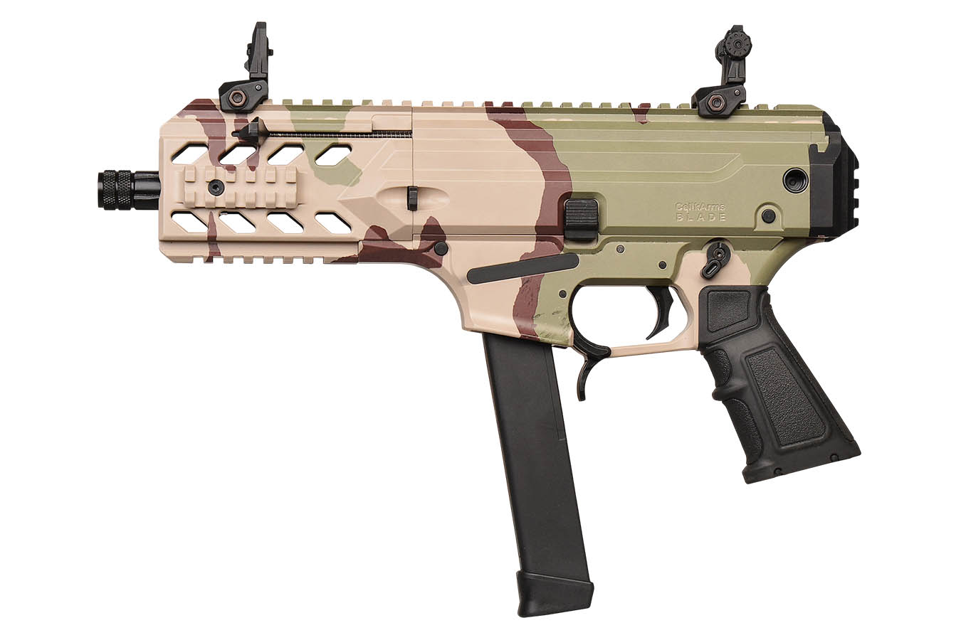 GForce BLADE 6 9mm Semi-Auto PCC Handgun with Camo Finish and Threaded Barrel