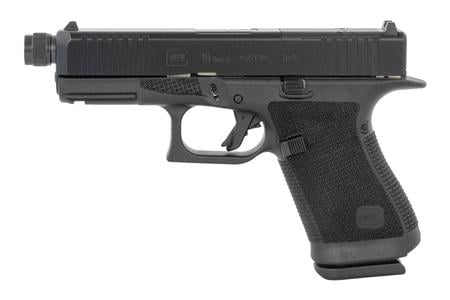 9MM LUGER 15+1 4.02` THREADED BARREL, STEEL OPTIC READY/SERRATED SLIDE