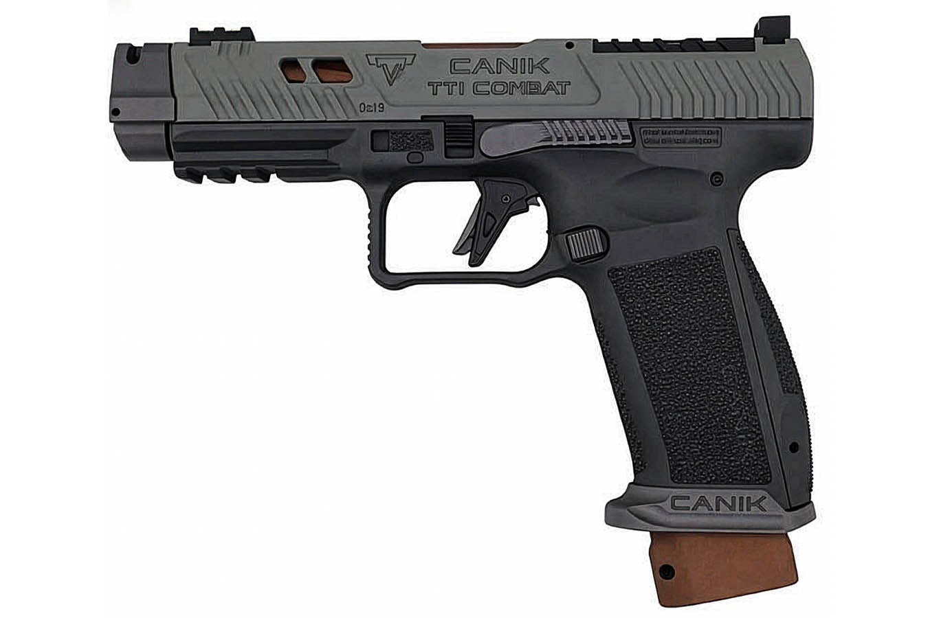 CANIK CANIK TTI COMBAT SMOKE 9MM PISTOL 4.74` 2-18RD