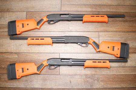 ODRC REMINGTON 870 POLICE MAGNUM 12GA SYNTHETIC ORANGE 18IN USED