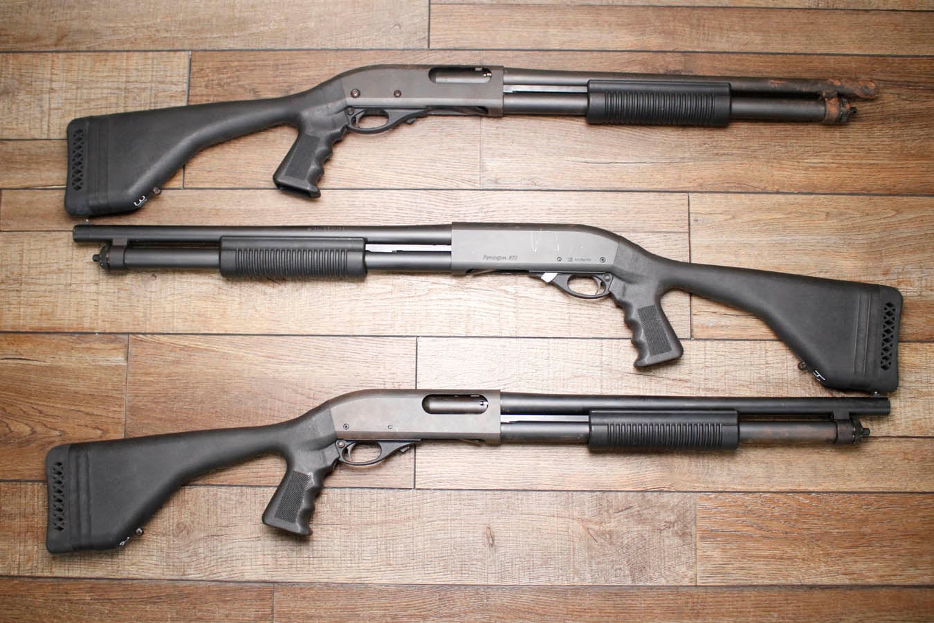 Remington 870 12GA Police Trade-In Shotgun with Extended Tube Magazine, Pistol Grip and 18 Inch Barrel