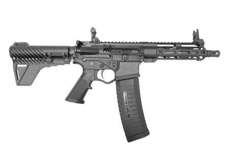PISTOL IN 5.56X45MM WITH A 7.5` BARREL AND A 7` INCH ALUMINUM MLOK 60 RND MAG