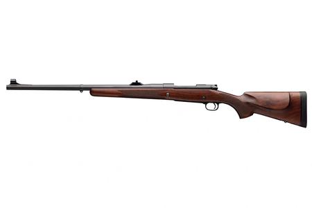 MODEL 70 SAFARI EXPRESS FULL SIZE 375 HH MAG 3+1 24` MATTE BLUED FREE FLOATING