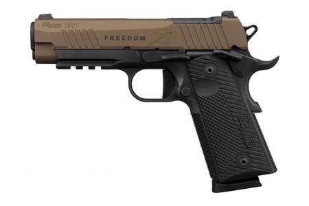 45 ACP, 4.2IN, X-SERIES, 2-TONE BRONZE  (2) 8RD STEEL MAG, OPTIC READY