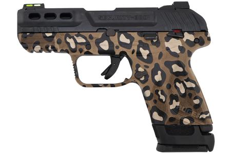 UGER SECURITY 380ACP  LEOPARD PRINT PSTL 3.42`  BBL 15+1RD BLK F.O. FRONT  SIGHT