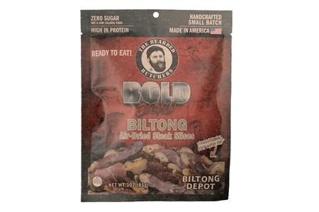 BOLD BLEND BILTONG AIR-DRIED STEAK SLICES - 3 OZ PACK