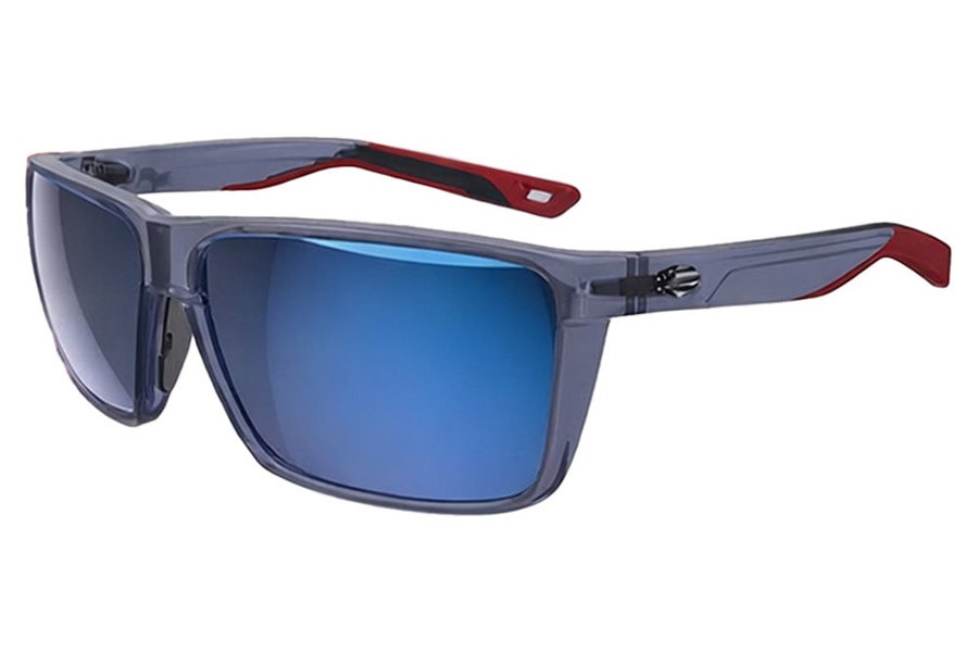 Costa Del Mar Rincon II Matte Translucent 250th Men's Blue Injected Frame Blue Mirror 580G Lens Sunglasses
