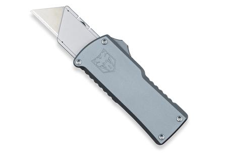 COBRATEC OTF UTILITY KNIFE GRAY 5.1 OAL LENGTH
