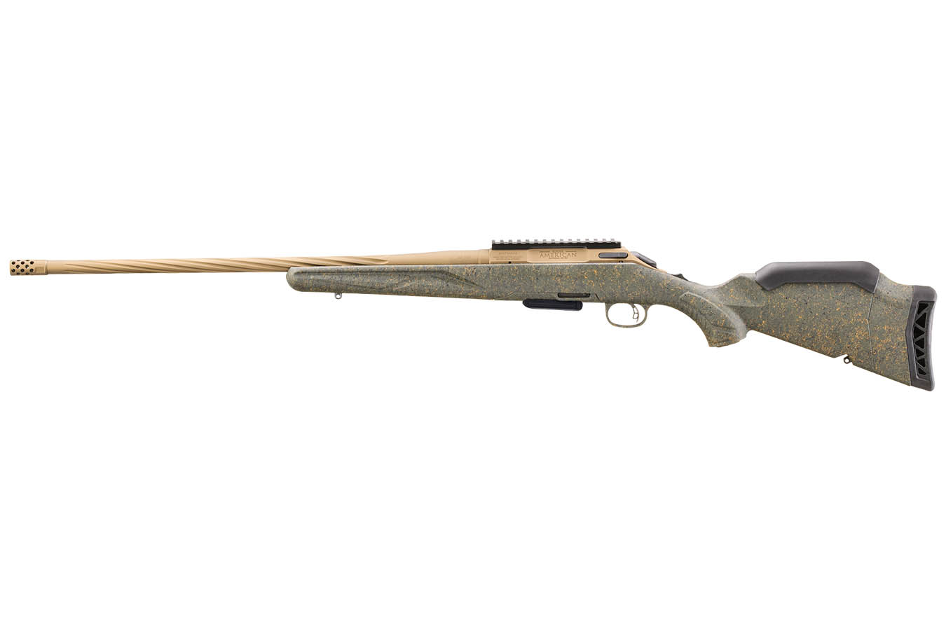 Ruger American Gen II Predator 223 Rem Bolt-Action Rifle with Burnt Bronze Spiral Fluted Barrel