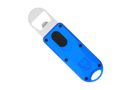 COBRATEC OTF BOTTLE OPENER BLUE 4.62 OAL W/LANYARD LOOP