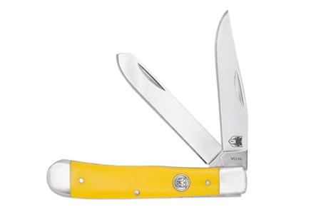 COBRATEC TRAPPER TWO BLADE G-10 YELLOW DELRIN SLIP JNT!!
