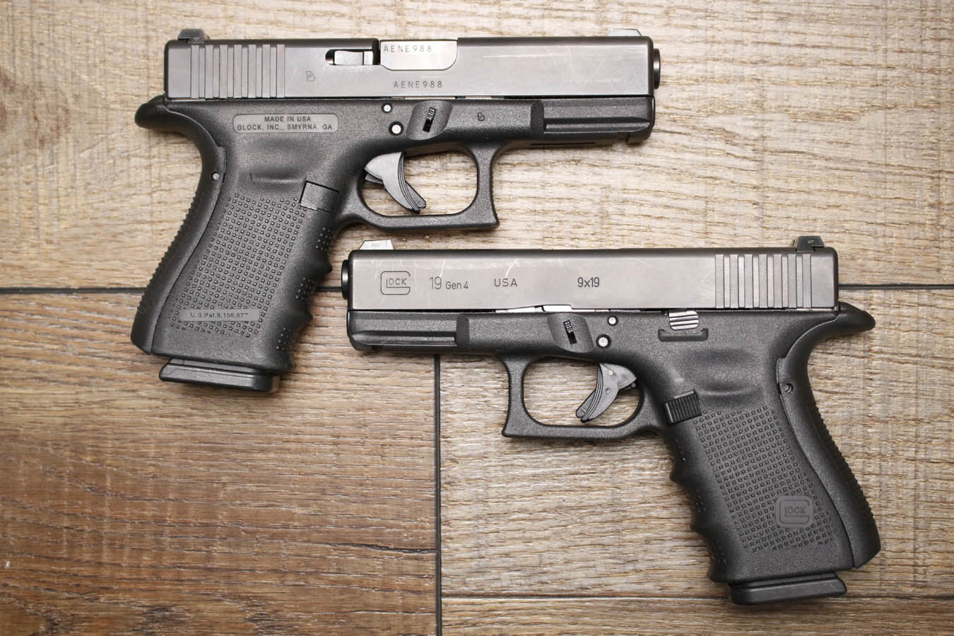 Glock 19 Gen 4 9mm Police Trade-In U.S. Made Pistol with Night Sights (Fair Condition)