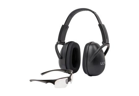 ULTRX BLOCKER EAR  EYE COMBO 23DB BLACK MUFF/CLEAR EYES