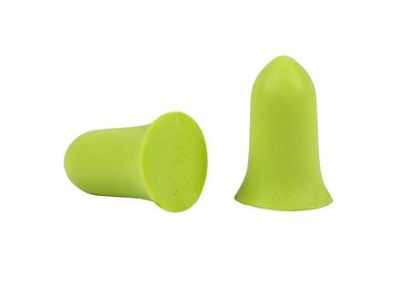 ULTRX TAPERED FOAM EAR PLUGS 6-PACK LIME GREEN