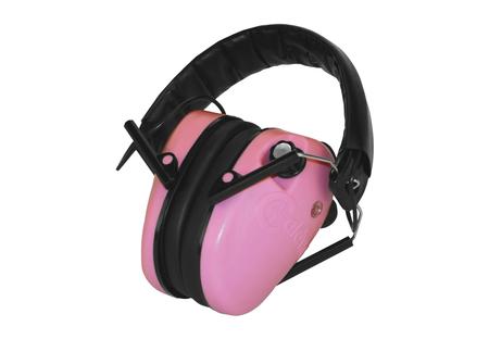 CALDWELL E-MAX EAR MUFF LOW PROFILE ELECTRONIC PINK