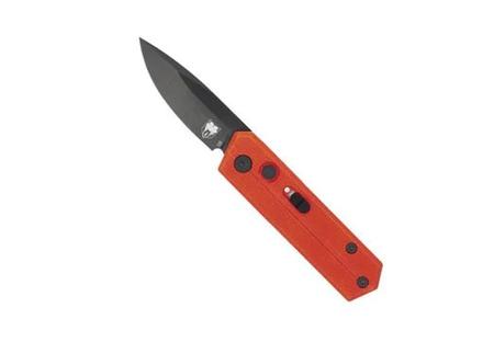 COBRATEC STINGER FOLDER 1.9 RED/BLACK D2 BLADE SD BUTTON