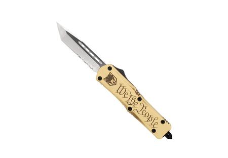 COBRATEC MEDIUM FS3 OTF WE THE PEOPLE 3 TANTO SERRATED