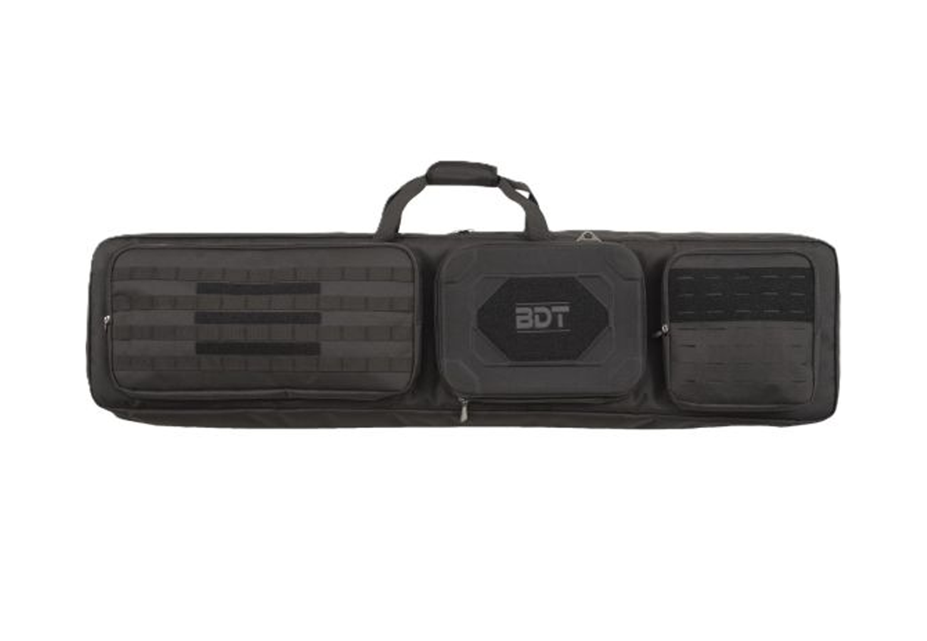 Bulldog 48-Inch Double Suppressor Rifle Bag – Black
